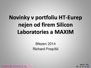 Titulní obrázek - Novinky v portfoliu HT-Eurep nejen od firem Silicon Laboratories a MAXIM